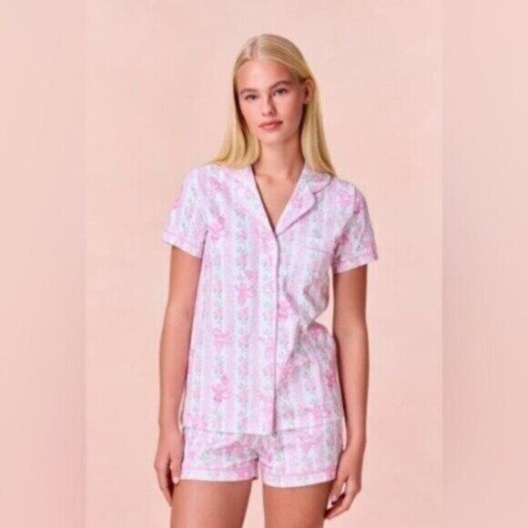 LoveShackFancy X Roller Rabbit Heirloom Monkey Polo Pajamas - Picture 1 of 2